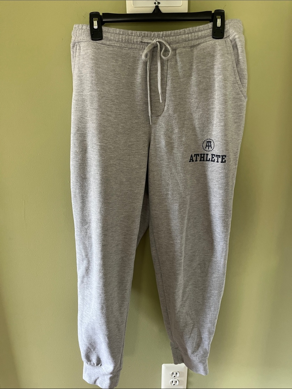 Barstool Sports Gray Unisex “Athlete” Jogger Sweatpants. Size L.